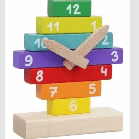 Reloj de Bloques Apilables